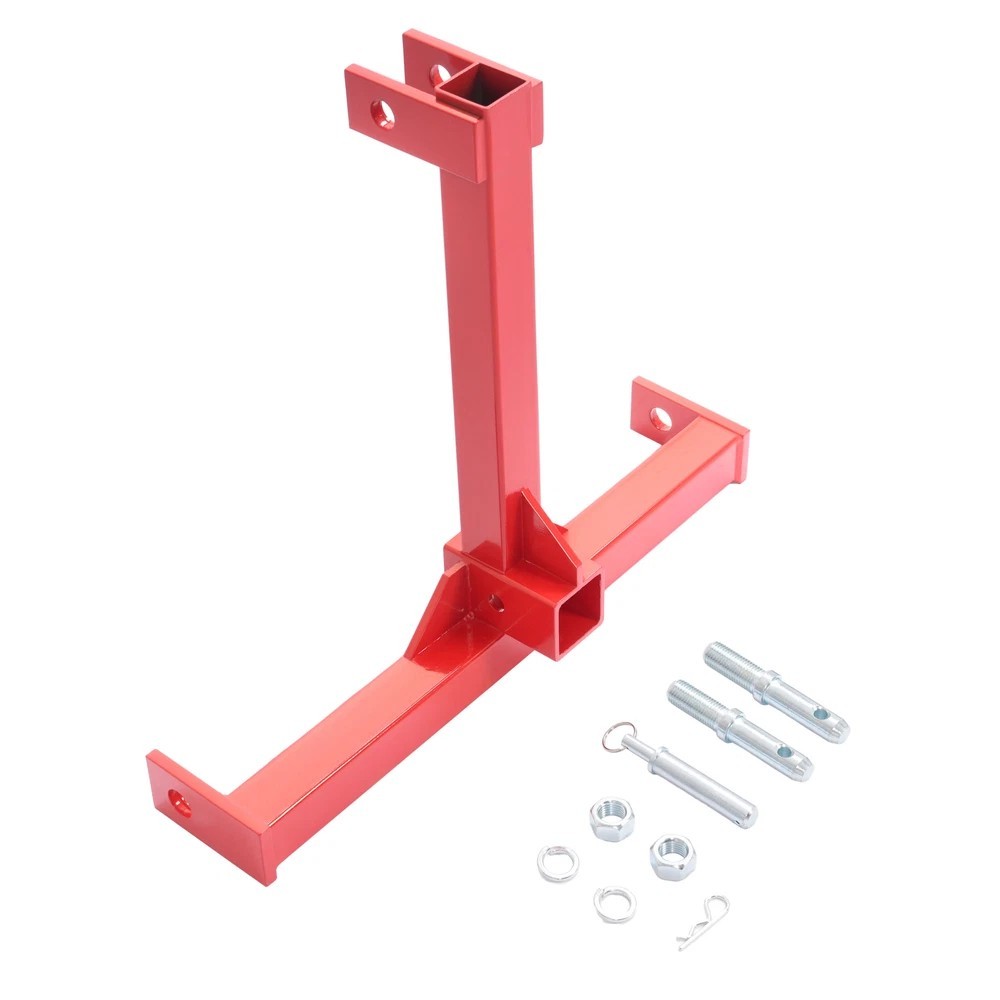 3 Point 2″ Receiver Trailer Tow Hitch Category 1 Tractor Drawbar Attachment