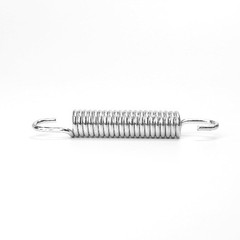6 Pcs Silver Metal Motorcycle Side Kickstand Springs, Universal Steel Replacemen