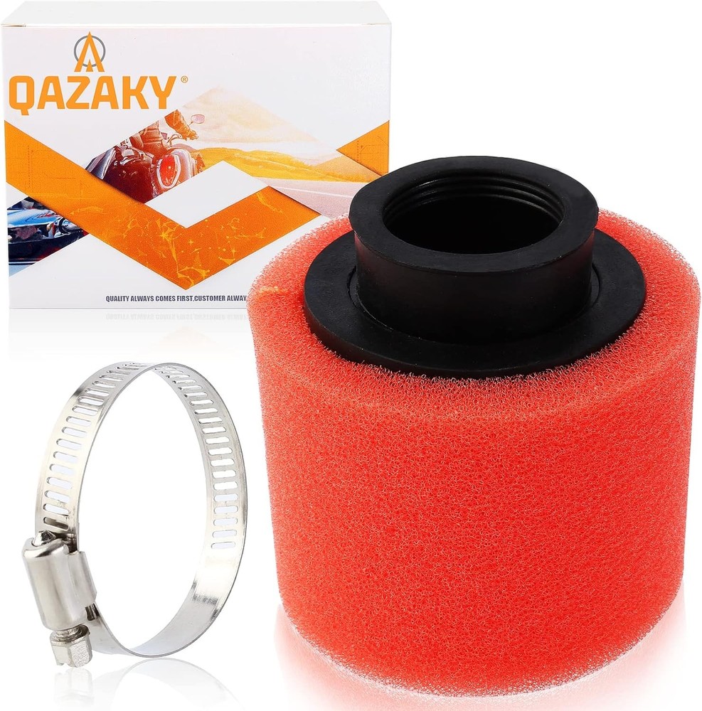 35mm Red Double Foam Pod Performance Filter for 50cc 70cc 90cc 110cc 125cc ATV Q