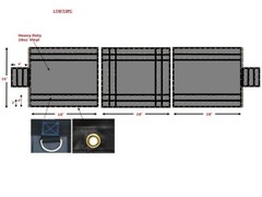 Heavy Duty 18oz 3 Pc Tarp Set