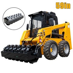 1.5M Skid Steer Loader Padfoot Compactor Wheel Soil Roller Attachment for Bobcat