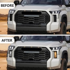 LED Front Bumper Fog Lights Compatible with 2022-2026 Toyota Tundra, White Da…