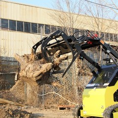 FREE SHIP Grapple for Mini Skid Steer Loader Attachment Hydraulic Log Grabber