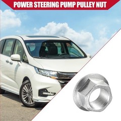 Power Steering Pump Pulley Nut 90305PAAA01 90305P0G003, Durable Metal Inner, for