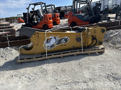 NEW TOFT Hydraulic Swivel Shear CAT 320 Excavator 80 Mm Pins 20 Ton Steel Rotati