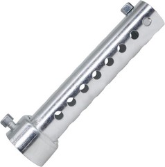 Exhaust Silencer Motorbike Muffler Insert Baffle Silencer U Color: silver-35mm