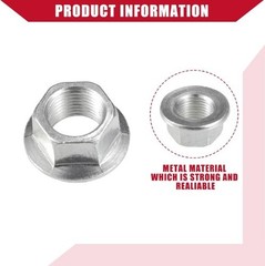 Power Steering Pump Pulley Nut 90305PAAA01 90305P0G003, Durable Metal Inner, for