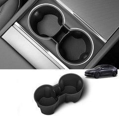 Center Console Water Cup Holder for 2026 2025 Model Y New TPE Car Interior Organ