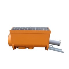 Wolfequip Mix Double Discharge Skid Steer For CAT Bobcat Mixer Concrete Cement