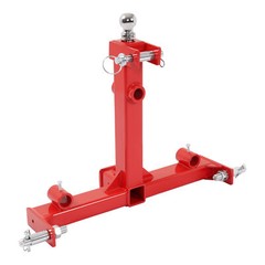 3 Point Hitch Adapter 2″ Receiver Trailer Drawbar Gooseneck Ball For Tractors
