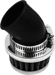 35mm 45 Degree Angled Curved Air Filter for PZ19 PZ20 Carburetors, 44mm