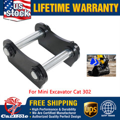 For Mini Excavator Cat 302 Pair New Bucket Attachment Ears W/Pin 35mm*225mm
