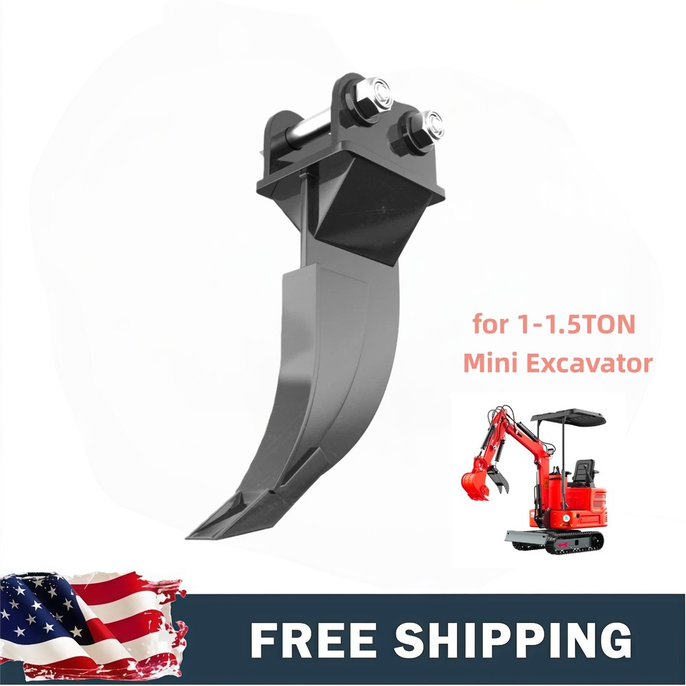 Mini Excavator Attachments Ripper Small Digger for 1-1.5 Ton Mini Excavator USA