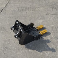 6-in-1 Mini Excavator Attachment Combo Tool Kit Multi-Function Fit 2-3 ton