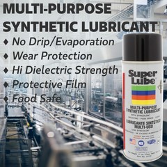 Super Lube 31110 Aerosols, Multi-Purpose, 11 oz – Synthetic Lubricant