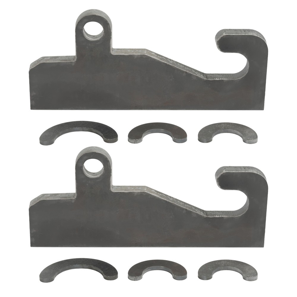 For the JRB 416 loader coupler 2 Quick Tach Brackets W/Wear Ears Weld On Steel