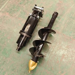 300mm Diameter Auger Drill Rod Post Hole Attachment for Mini Excavator