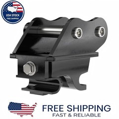 Mini Excavator 1 Ton Quick Change Hitch Attachment, 25mm Diameter Bolt