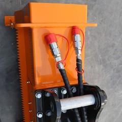 Mini Excavator Hydraulic Flail Mower Brush Cutting Attachment, 40mm Pin