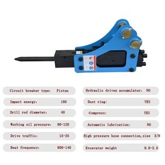 Hydraulic Breaker Hammer Attachment for Mini Excavator Breaker USA Free Shipping
