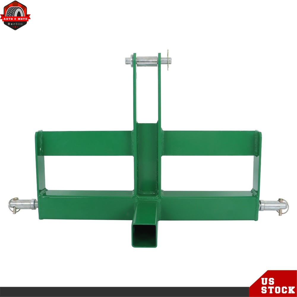 For CAT 1 Tractor W/Suitcase Weight Brackets 3 Point 2″ Receiver Hitch Drawbar