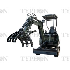 6-in-1 Mini Excavator Attachment Combo Tool Kit Multi-Function Fit 2-3 ton