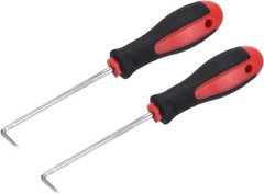 2-Pack 90-Degree O-Ring Pick Tool – Durable Oil Seal Gasket Remover for Engine B