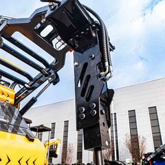 Mini Skid Steer Hydraulic Breaker 35mm Chisel Concrete Demolition Hammer