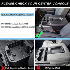 Center Console Organizer For Center Console – 2019-2026 Silverado/Sierra