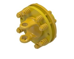 Weasler Friction Clutch Double Clamp Yoke 1-3/8″ 6 Spline Series 4 560-8406
