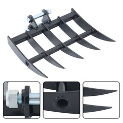 For Mini Excavators Excavator Attachment Rake Attachments Tools