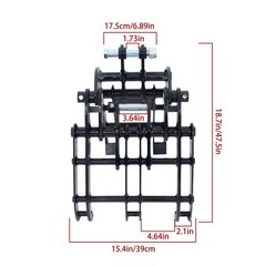 Universal Excavator Grapple Bucket – Wide Jaw Claw Attachment for Mini Diggers