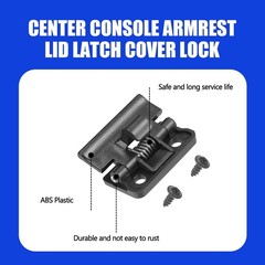 Center Console Lid Latch for 4Runner 5890812080, Durable Black Car Armrest Box B