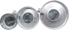 Exhaust Silencer Motorbike Muffler Insert Baffle Silencer U Color: silver-35mm