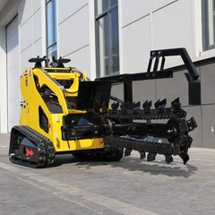 New Mini Skid Steer Loader Trencher Attachment Loader Trencher Free Shipping