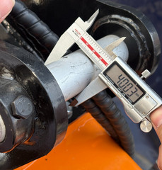 Mini Excavator Hydraulic Flail Mower Brush Cutting Attachment, 40mm Pin