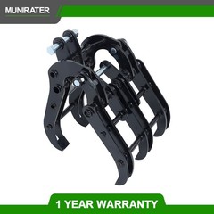Mini Excavator Attachment Grapple Wide Opening Grabber for Small Diggers