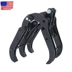 Mini Excavator Bucket Grapple – Adjustable Wide Jaw Claw for Digging & Grabbing