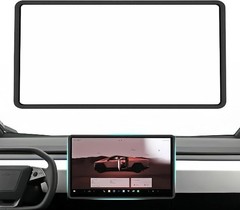 Screen Edge Protector Trim Frame Compatible with 2025 2024 Interi Color: Black