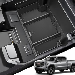 Center Console Organizer for 2022-2025 2026 Chevy Silverado/GMC Sierra 1500 (…