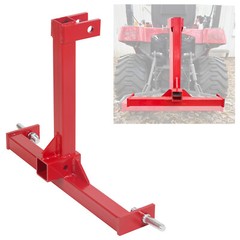 3 Point 2″ Receiver Trailer Hitch Category 1 Tractor Tow Hitch Drawbar Adapter