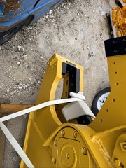 NEW TOFT Hydraulic Swivel Shear CAT 320 Excavator 80 Mm Pins 20 Ton Steel Rotati