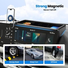 Upgraded 360° Rotation Magnetic Phone Holder Organizer for Kia K4 2025 2026