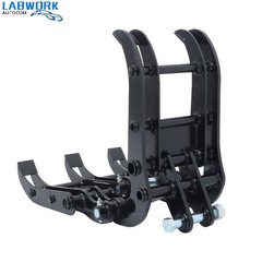 0.8 T-1.5 Tons Diggers Mini Excavator Attachment Grapple Wide Opening Grabber