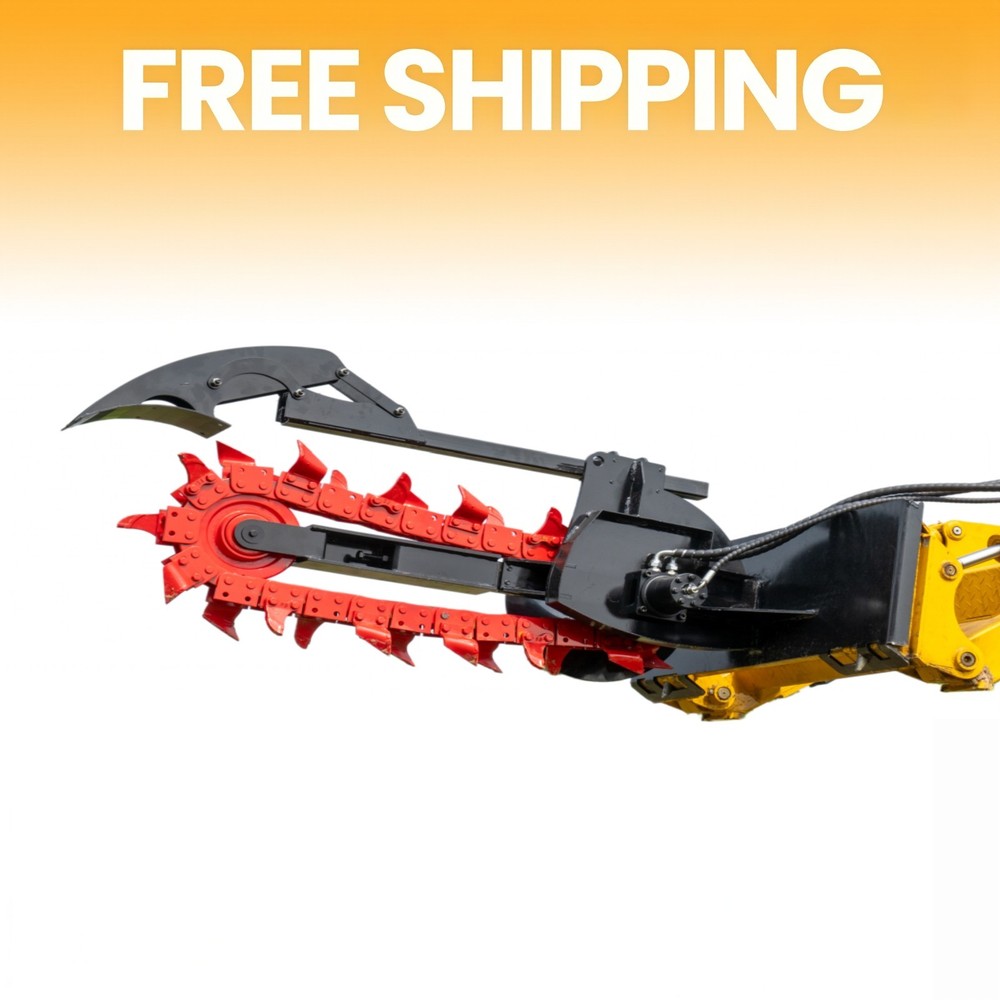 60in Trench Depth Trencher Attachment Chain Ditcher Trench for Bobcat Skid Steer