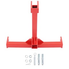 3 Point 2″ Receiver Trailer Hitch Category 1 Tractor Tow Hitch Drawbar Adapter