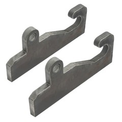 For the JRB 416 loader coupler 2 Quick Tach Brackets W/Wear Ears Weld On Steel