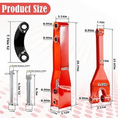 26″ Mini Excavator Arm Extension – Heavy-Duty Steel