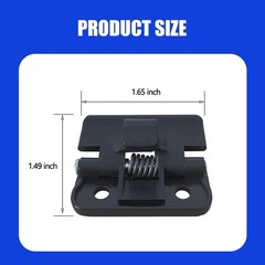 Center Console Lid Latch for 4Runner 5890812080, Durable Black Car Armrest Box B
