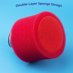 Bent Foam Air Filter 35mm 38mm 42mm 45mm 48mm Red Aftermarket Parts Fit for 5…